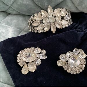 Vintage Crystal Jewelry Set